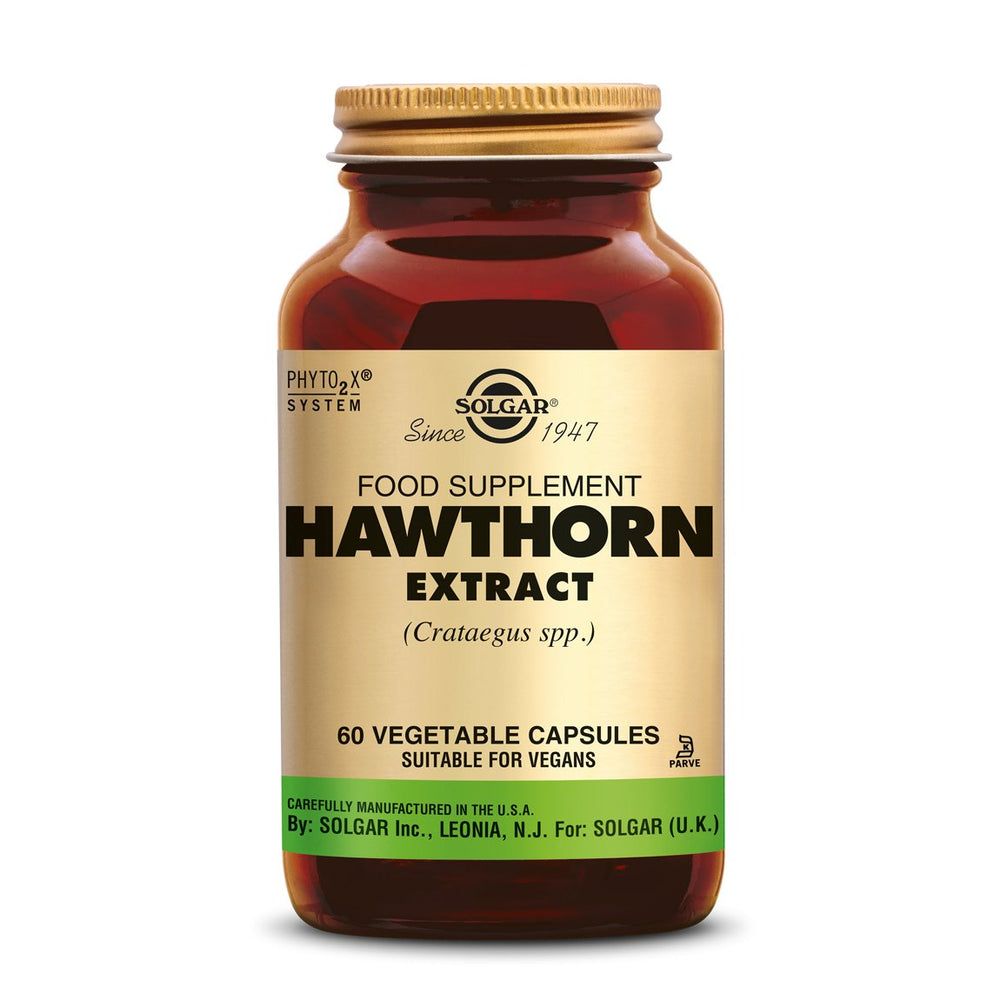 Hawthorn (Meidoorn) Extract Supplement Solgar 60  