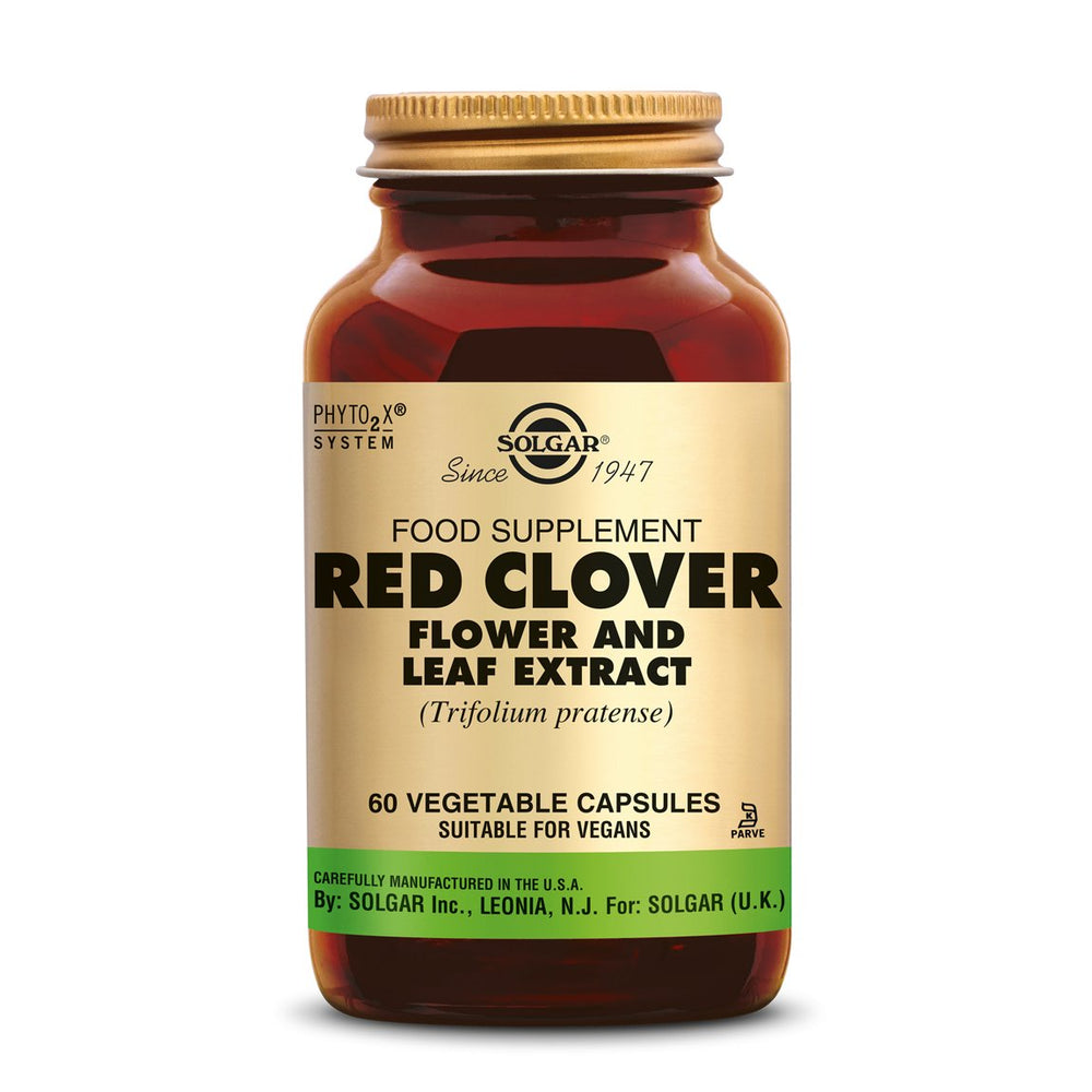 Red Clover (Rode Klaver) Flower and Leaf Extract Supplement Solgar 60  