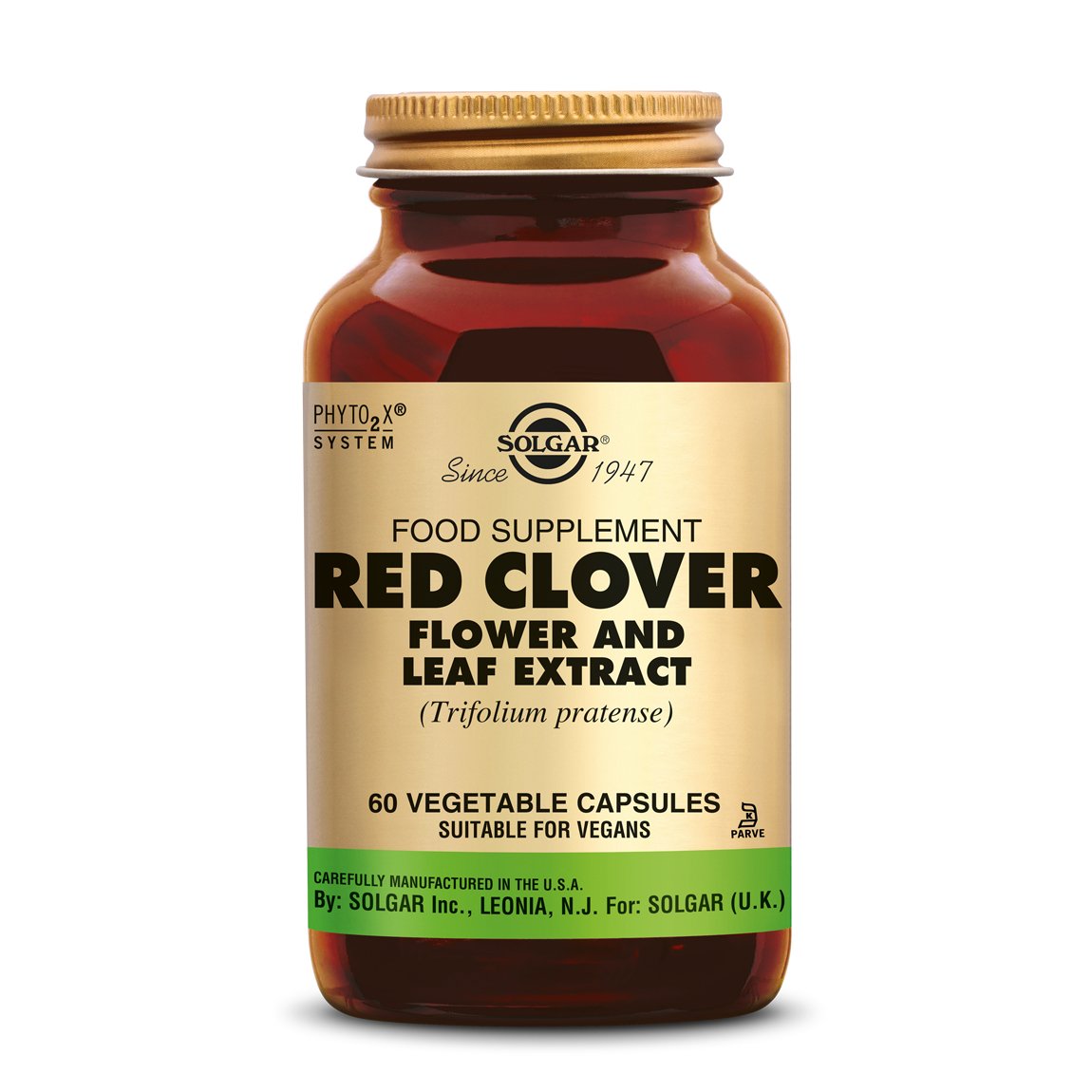 Red Clover (Rode Klaver) Flower and Leaf Extract Supplement Solgar 60  