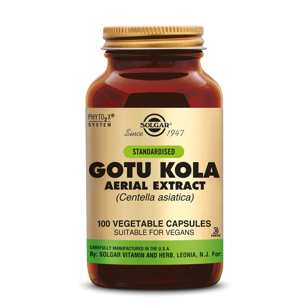 
                      
                        Gotu Kola Aerial Extract Supplement Solgar 100  
                      
                    