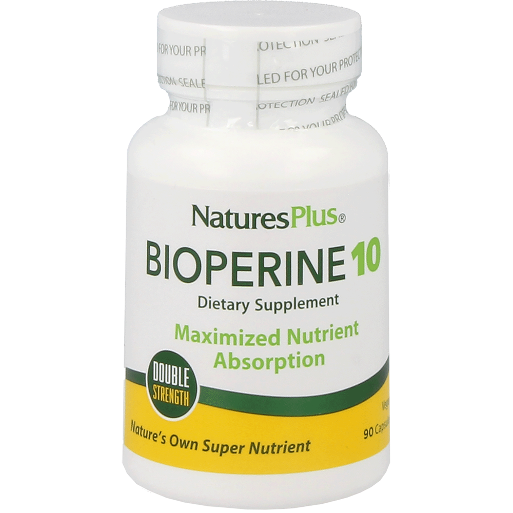 
                      
                        Bioperine® 10 mg Supplement Natures Plus Default Title  
                      
                    