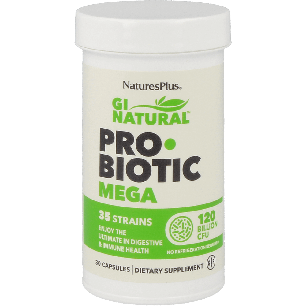 
                      
                        GI Natural™ ProBiotic Mega Supplement Natures Plus Default Title  
                      
                    