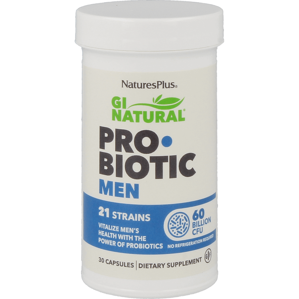 
                      
                        GI Natural™ ProBiotic Men Supplement Natures Plus Default Title  
                      
                    