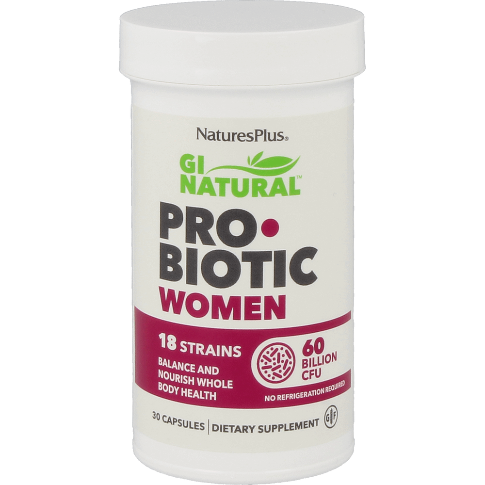 
                      
                        GI Natural™ ProBiotic Women Supplement Natures Plus Default Title  
                      
                    