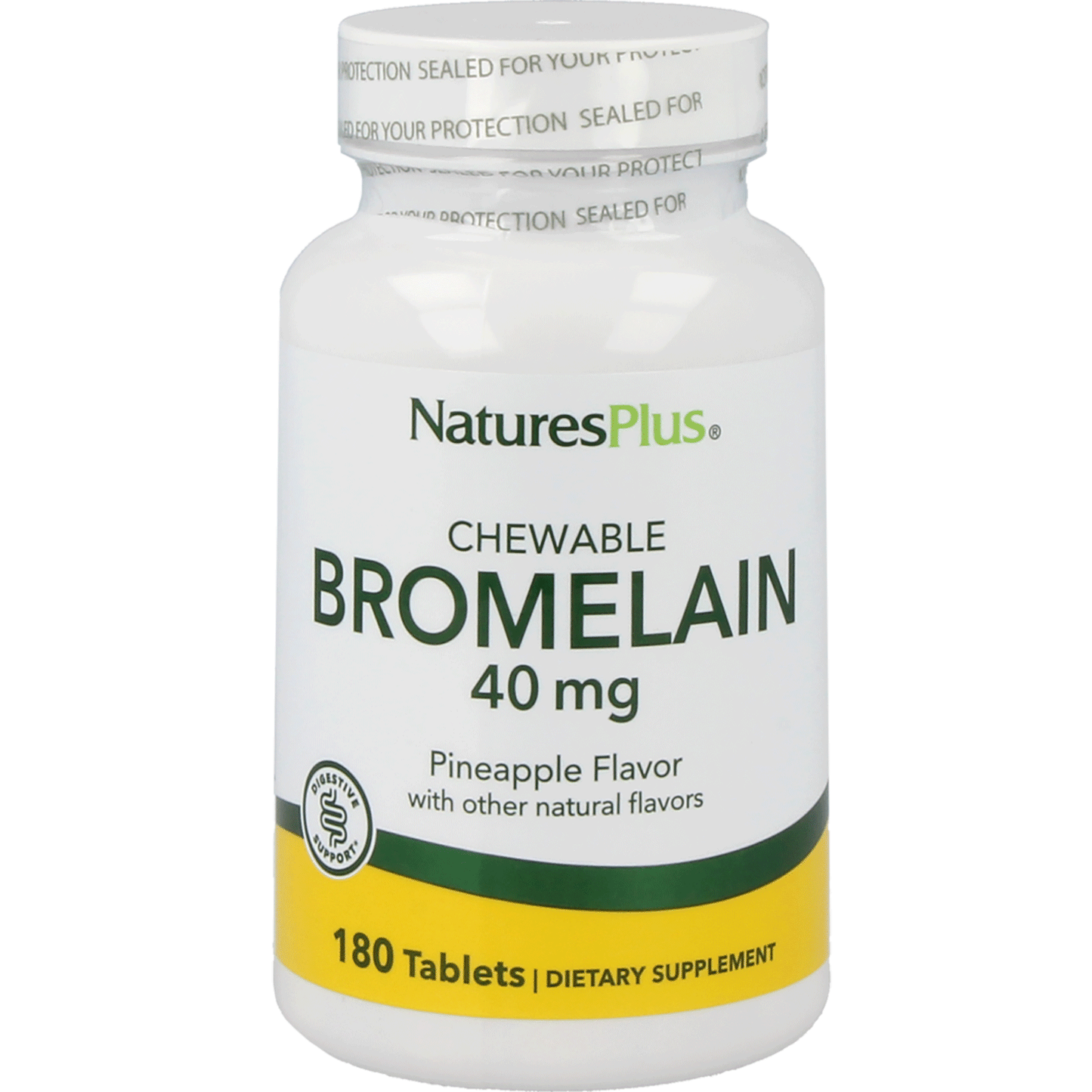 Chewable Bromelain 40 mg Supplement Natures Plus Default Title  