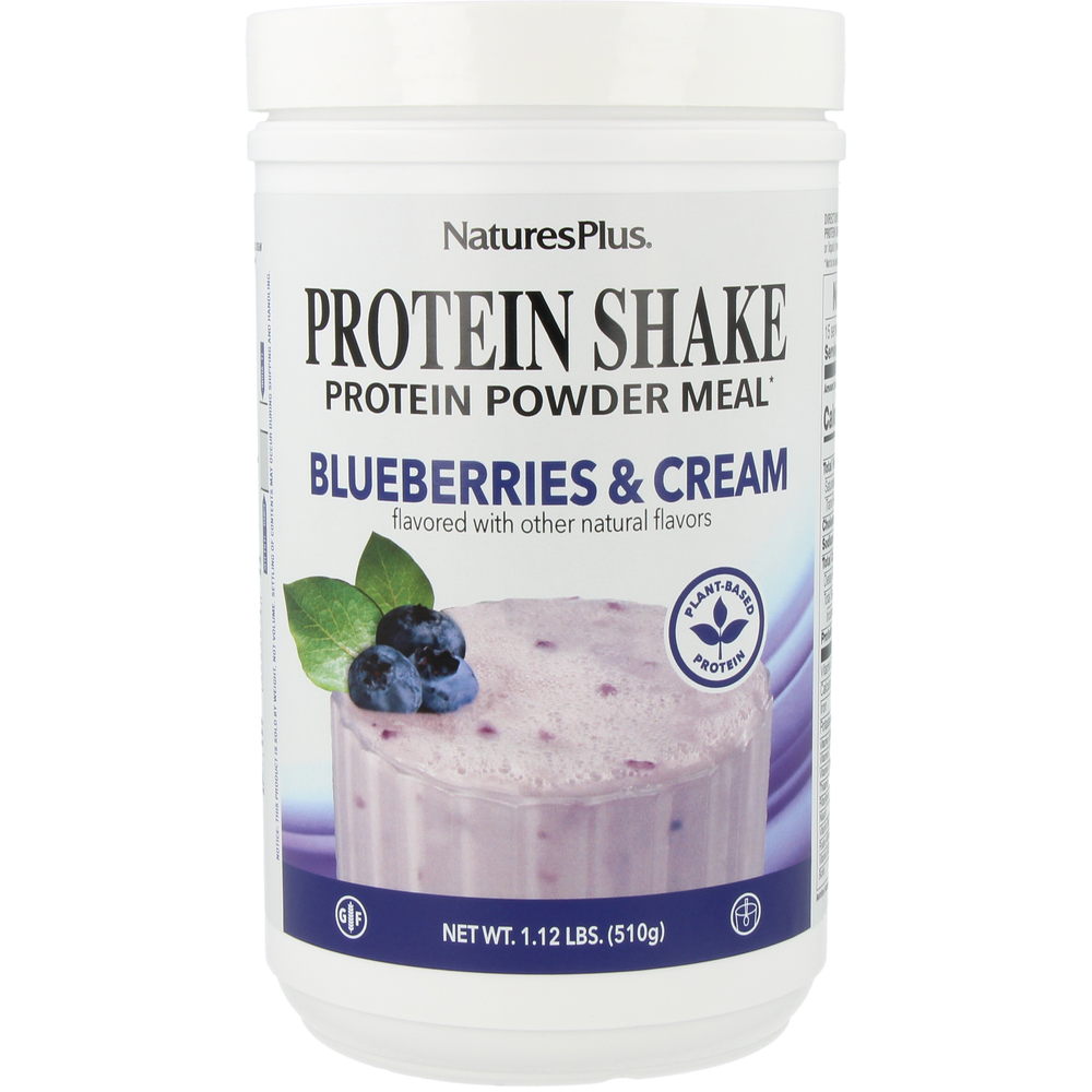 Protein Shake Blueberries & Cream (Blaubeeren & Sahne) Supplement Natures Plus Default Title  