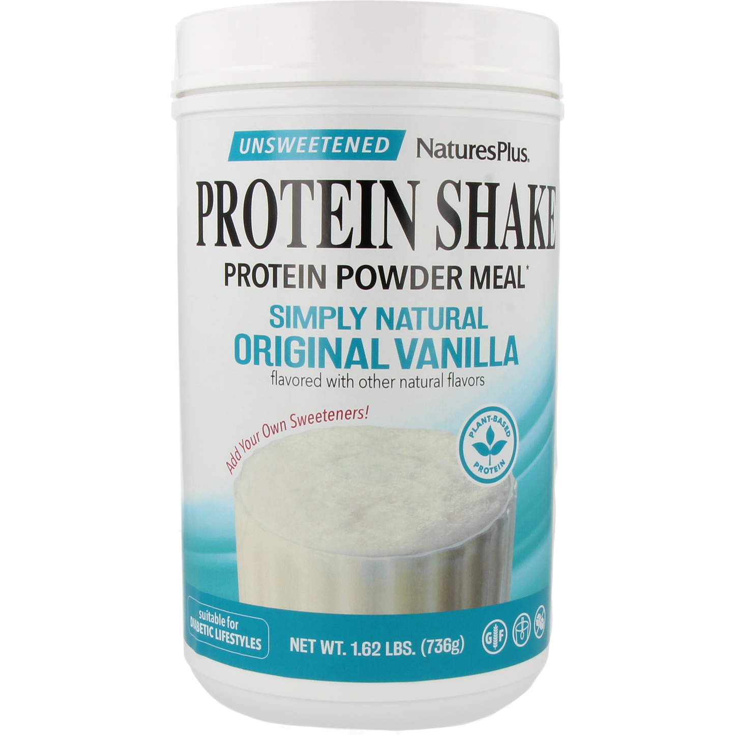 Protein Shake Simply Natural Vanilla Supplement Natures Plus Default Title  