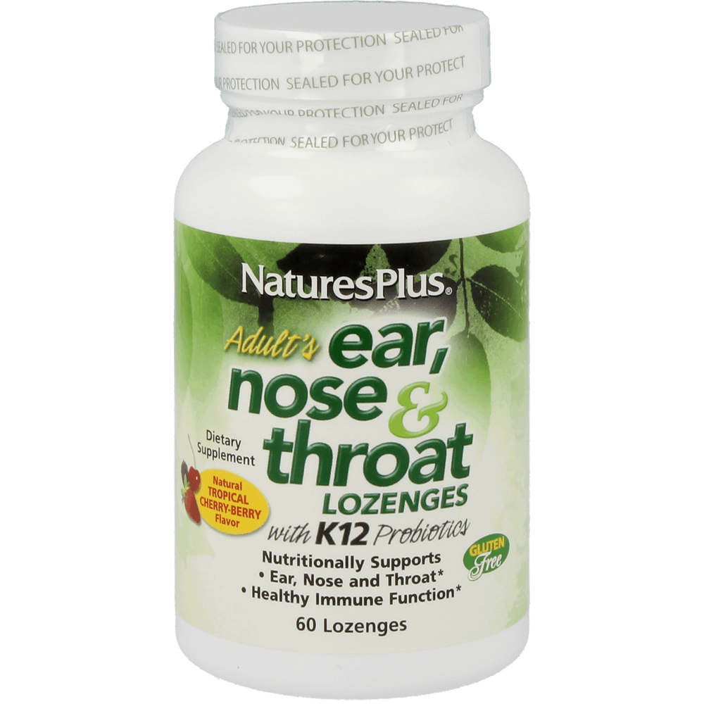 
                      
                        Adult's Ear, Nose & Throat Supplement Natures Plus Default Title  
                      
                    