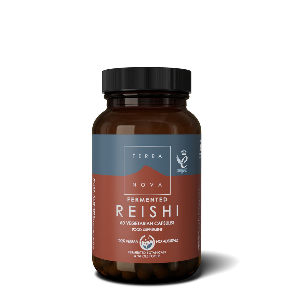 Fermented Reishi | 50 capsules  Terranovabenelux   