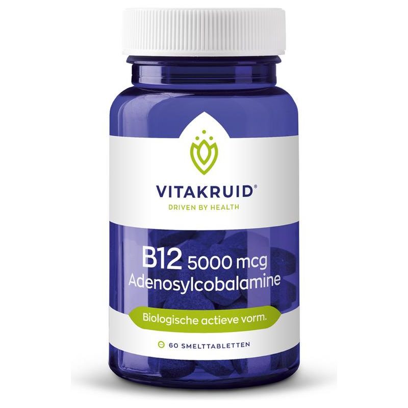 Vitakruid B12 5000 mcg adenosylcobalamine (60st) Supplement Vitakruid   