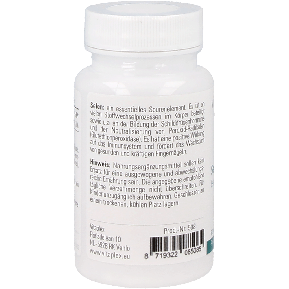 
                      
                        Selenium 100 mcg Supplementen Vitaplex   
                      
                    