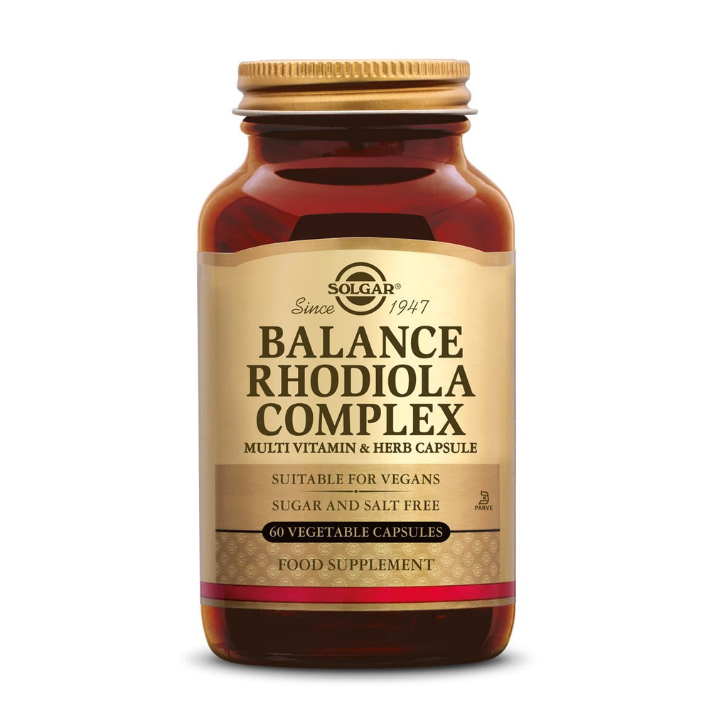 Balance Rhodiola Complex Supplement Solgar 60  