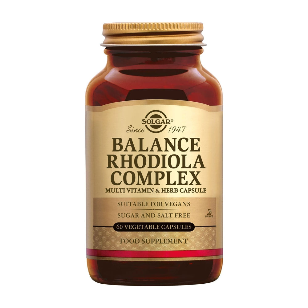 Balance Rhodiola Complex Supplement Solgar   