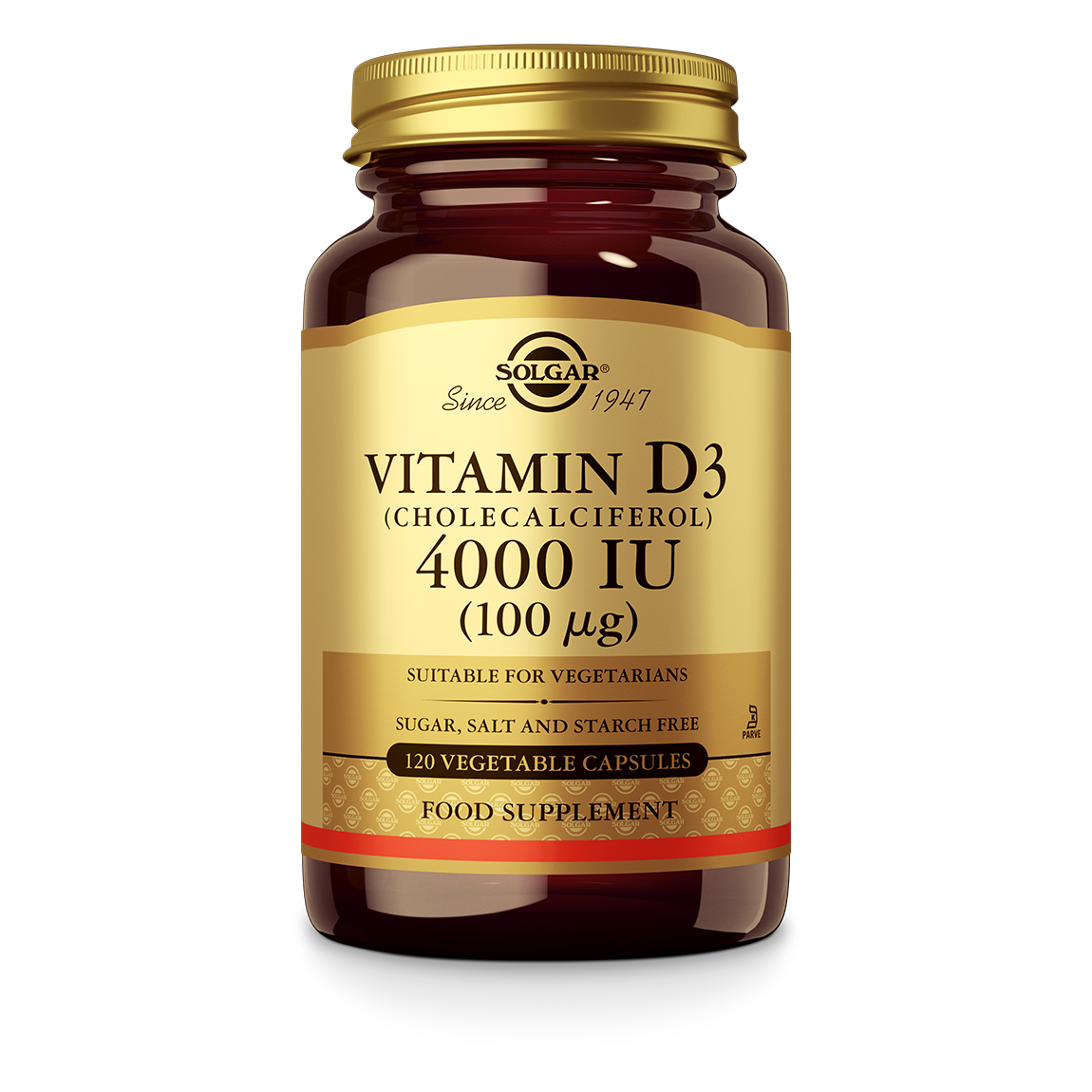 Vitamine D-3 4000 IU capsules Supplement Solgar 120