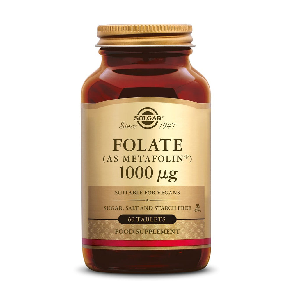 Folate (Folaat) 1000 mcg Supplement Solgar 60  