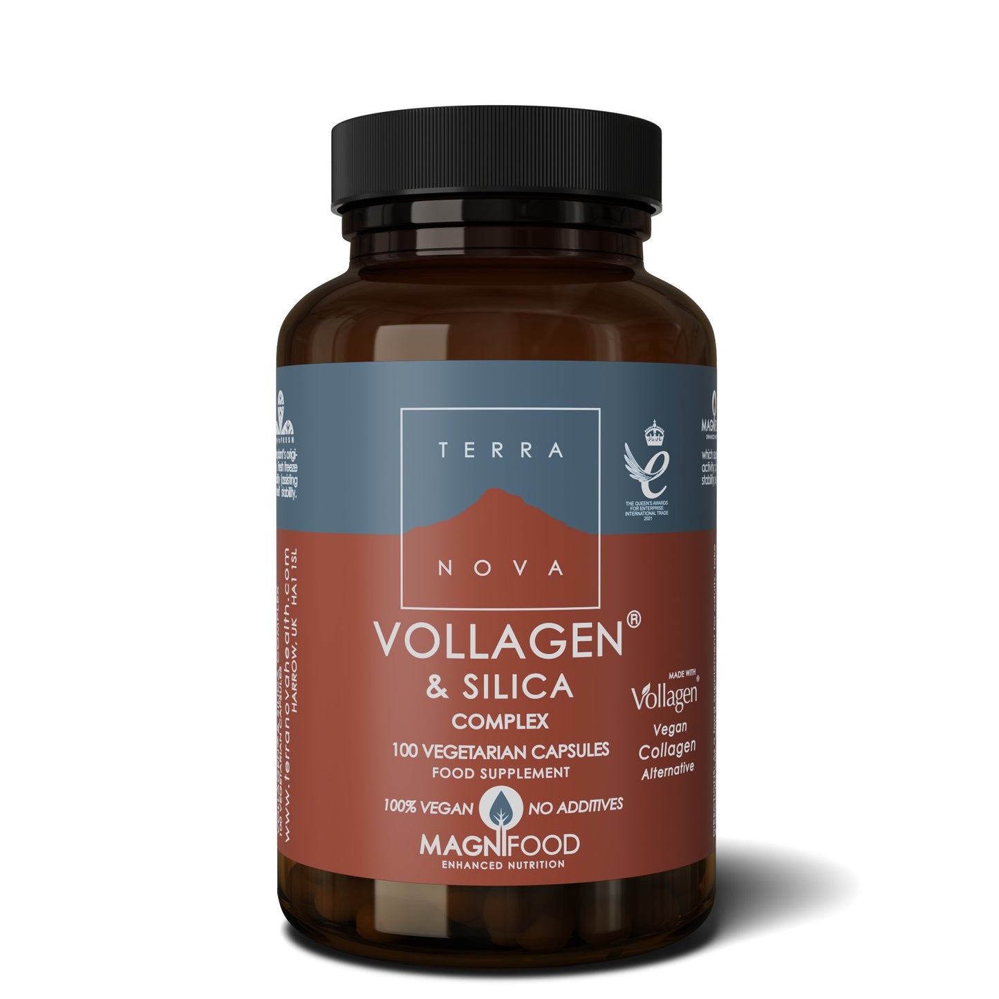 Vollagen & Silica Complex | 100 capsules Supplement Terranovabenelux   