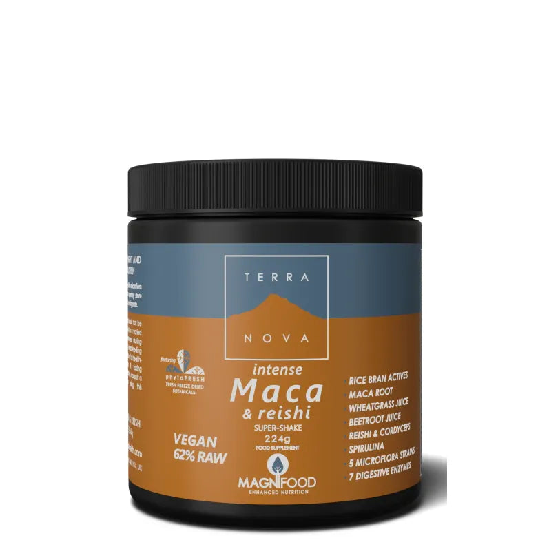 Intense Maca & Reishi Super-Shake | 224 gram Supplement Terranovabenelux Default Title