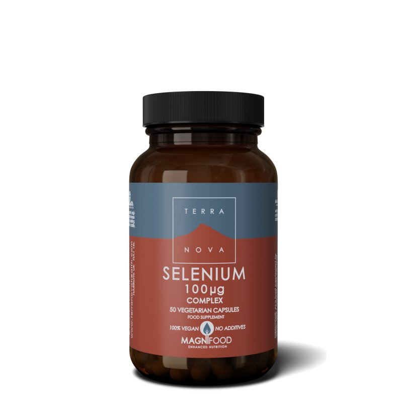 Selenium 100ug Complex | 50 capsules Supplement Terranovabenelux   