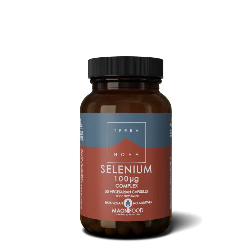 Selenium 100ug Complex | 50 capsules Supplement Terranovabenelux Default Title