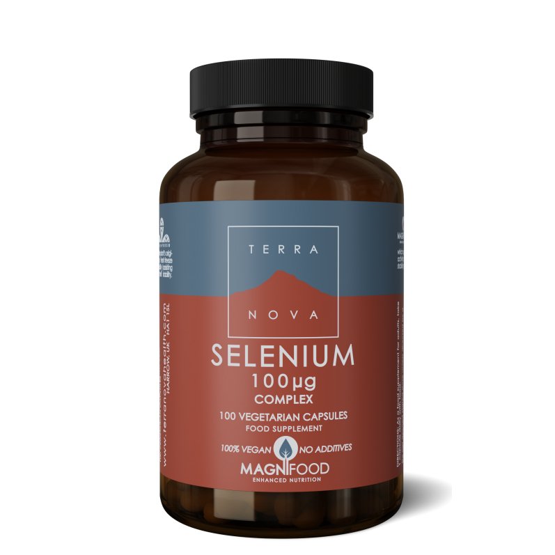 Selenium 100ug Complex | 100 capsules Supplement Terranovabenelux   