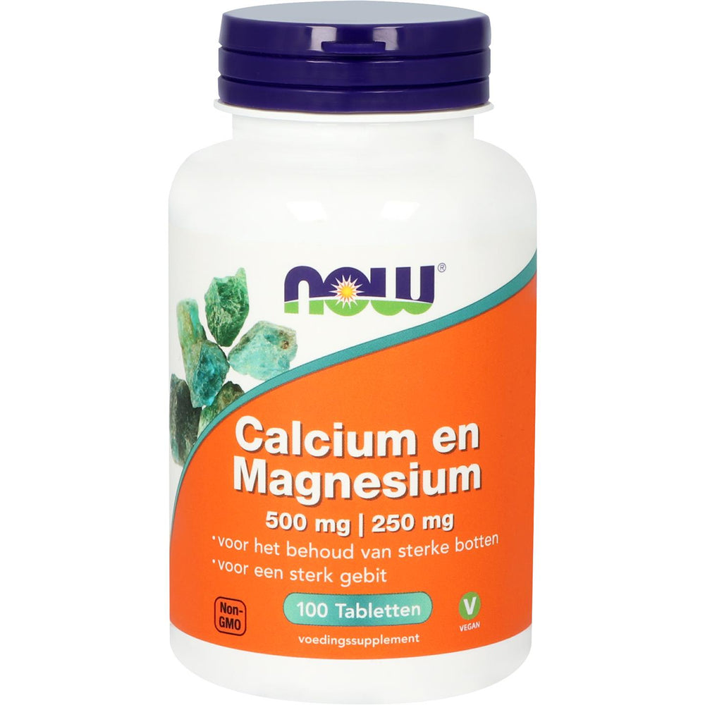 
                      
                        Calcium 500 mg en Magnesium 250 mg Mineralen NOW Default Title
                      
                    