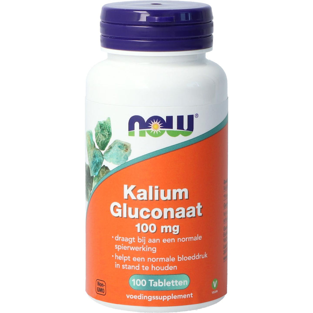 
                      
                        Kalium Gluconaat 100 mg Mineralen NOW Default Title
                      
                    