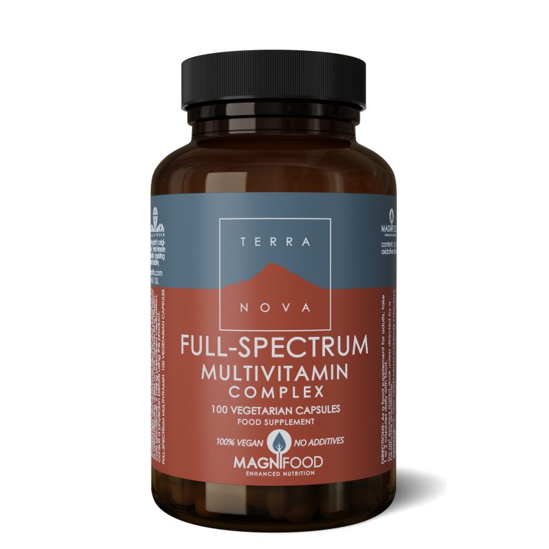 Full-Spectrum Multivitamine Complex | 100 capsules Supplement Terranovabenelux   