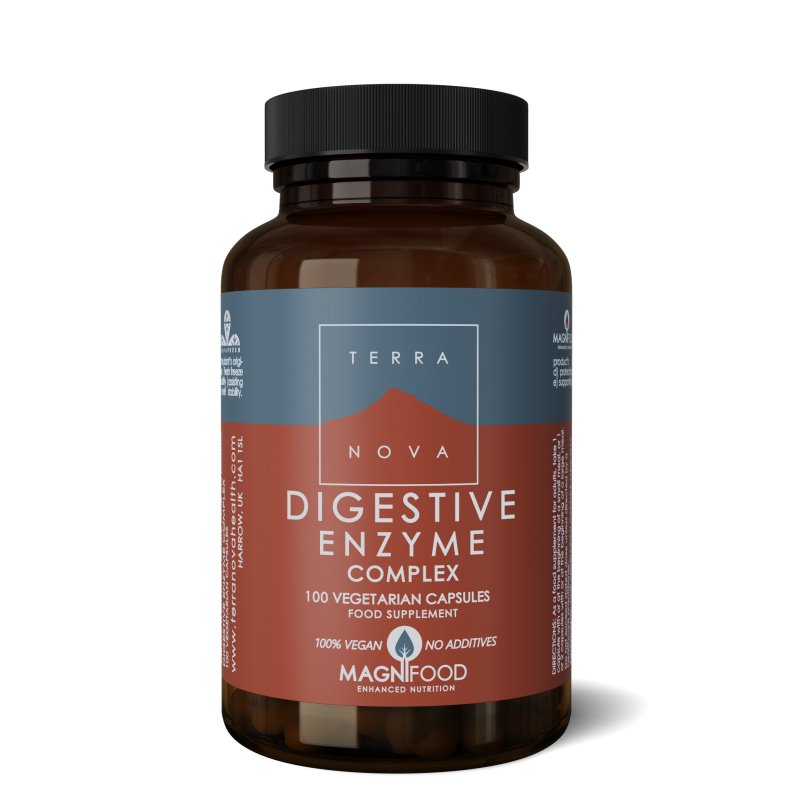 Digestive Enzyme Complex | 100 capsules Supplement Terranovabenelux   