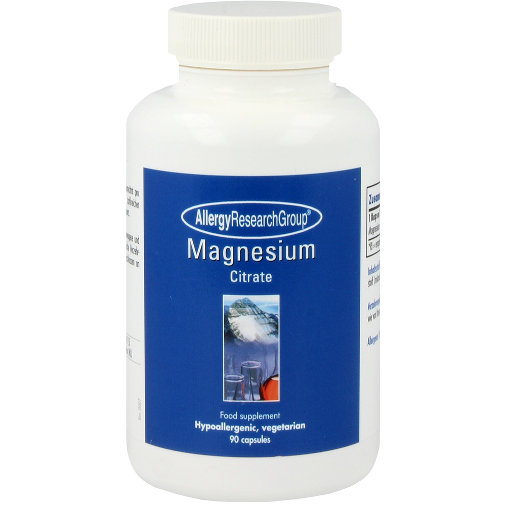 
                      
                        Magnesium Citrate Supplement Allergy Research Group   
                      
                    