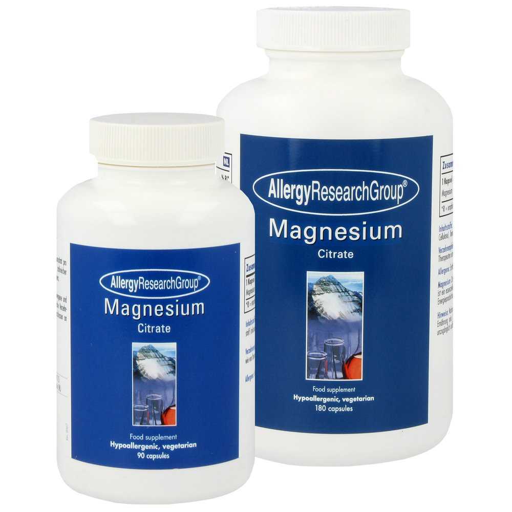 
                      
                        Magnesium Citrate Supplement Allergy Research Group   
                      
                    