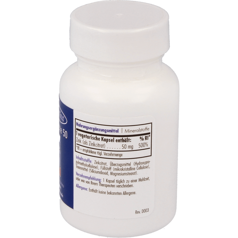 
                      
                        Zinc Citrate 50 mg Supplement Allergy Research Group   
                      
                    