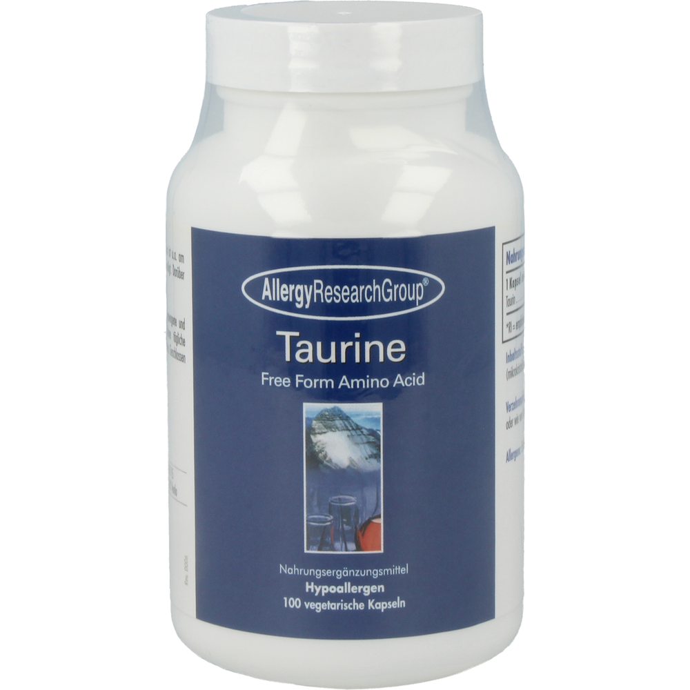 Taurine 500 mg Supplement Allergy Research Group Default Title  