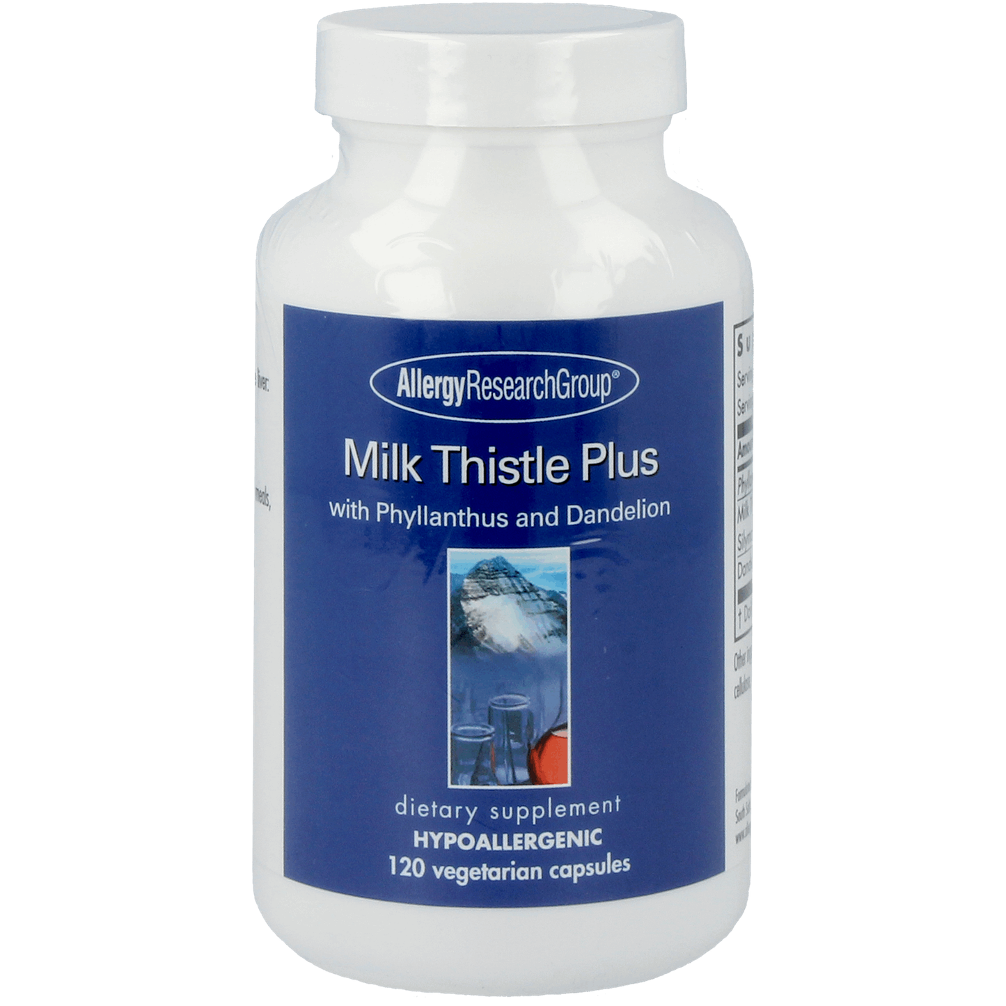 Milk Thistle Plus Supplement Allergy Research Group Default Title  