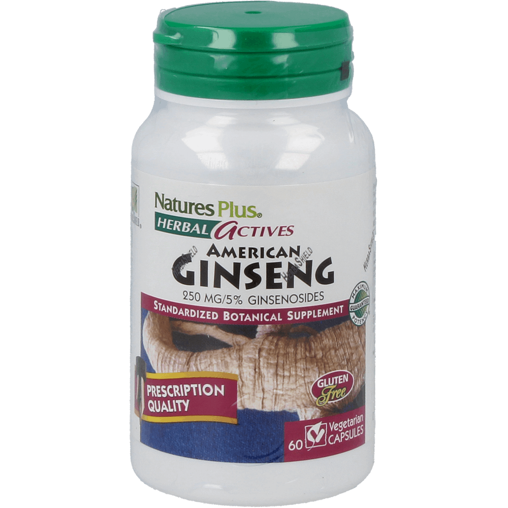 
                      
                        American Ginseng 250 mg Supplement Natures Plus Default Title  
                      
                    