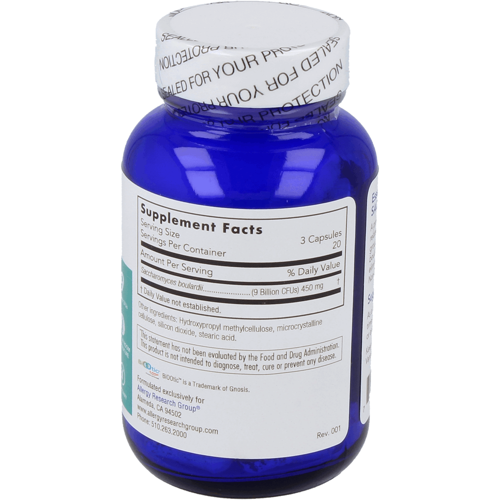 
                      
                        Essential-Biotic® Saccharomyces boulardii Supplement Allergy Research Group   
                      
                    