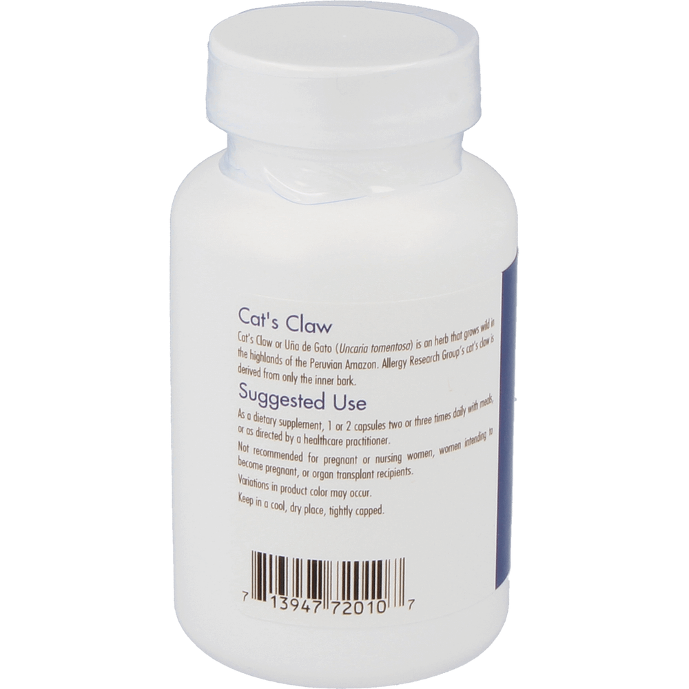 
                      
                        Cat's Claw Supplement Allergy Research Group   
                      
                    