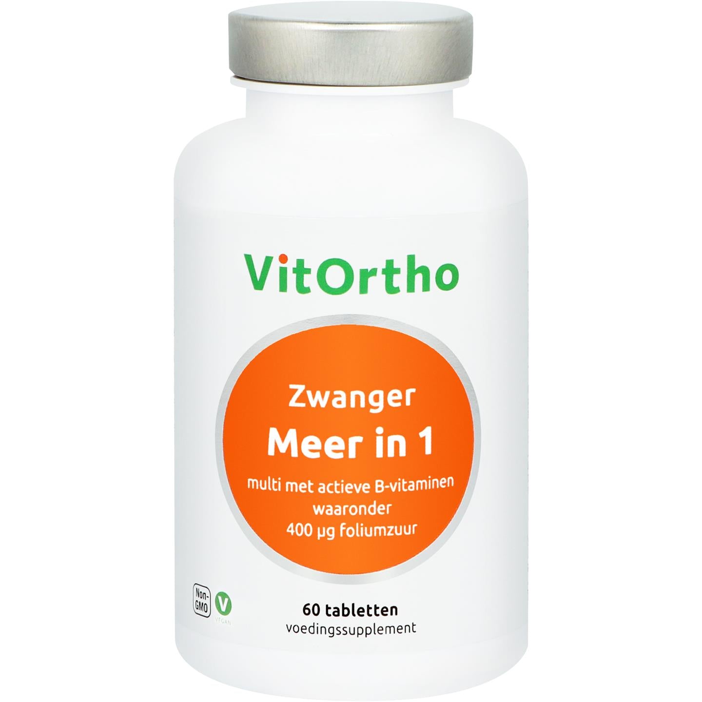 Meer in 1 Zwanger | 60 tabletten Multivitaminen VitOrtho Default Title