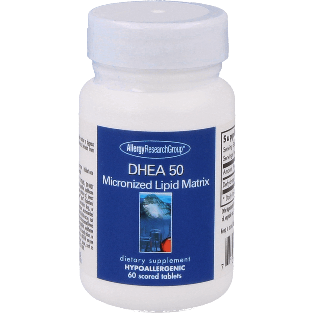 
                      
                        DHEA 50 mg Supplement Allergy Research Group Default Title  
                      
                    