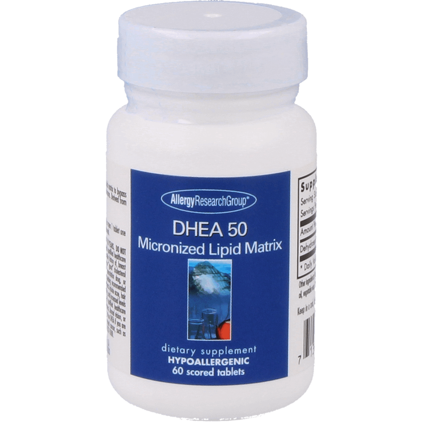 DHEA 50 mg Supplement Allergy Research Group Default Title  