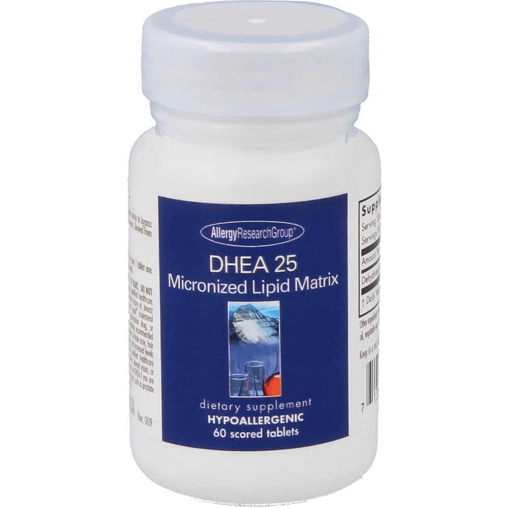 DHEA 25 mg Supplement Allergy Research Group Default Title  