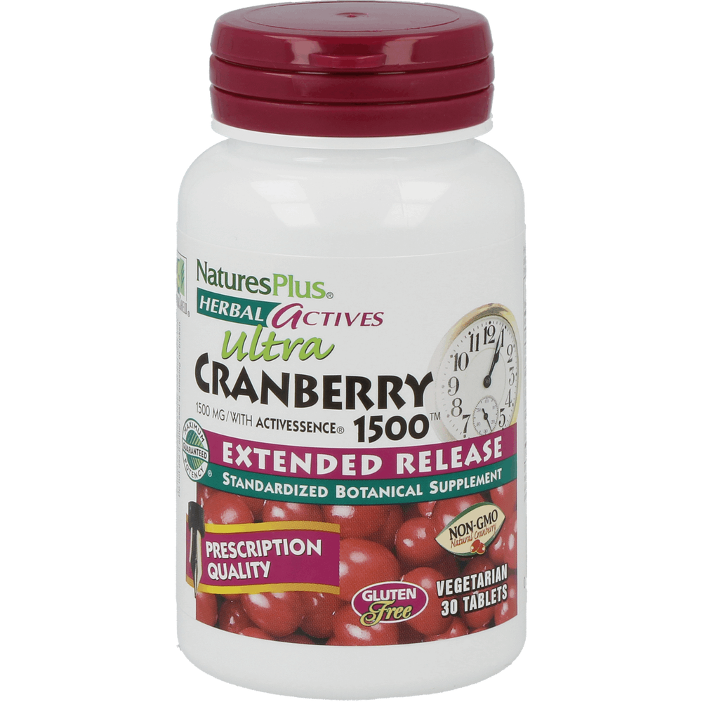 
                      
                        Ultra Cranberry 1500 mg Supplement Natures Plus Default Title  
                      
                    