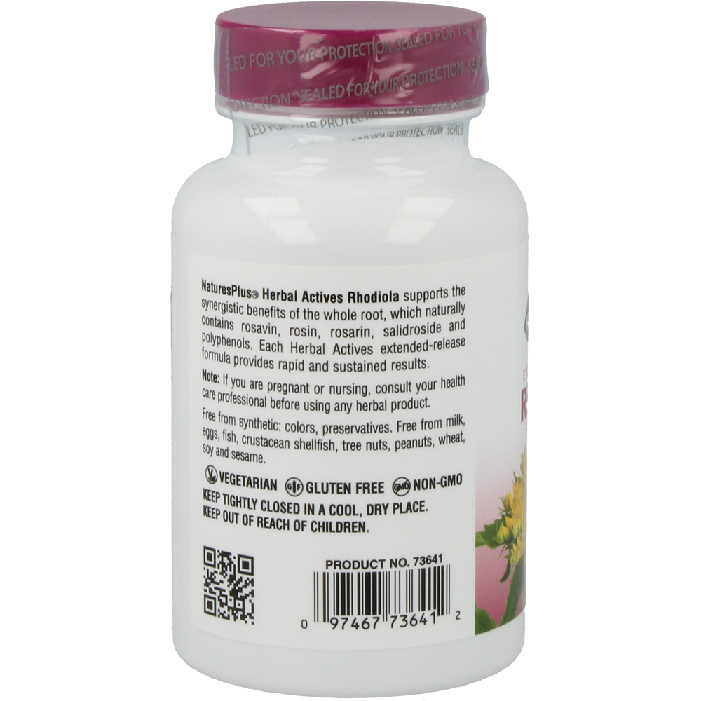 
                      
                        Rhodiola 1000 mg Supplement Natures Plus   
                      
                    