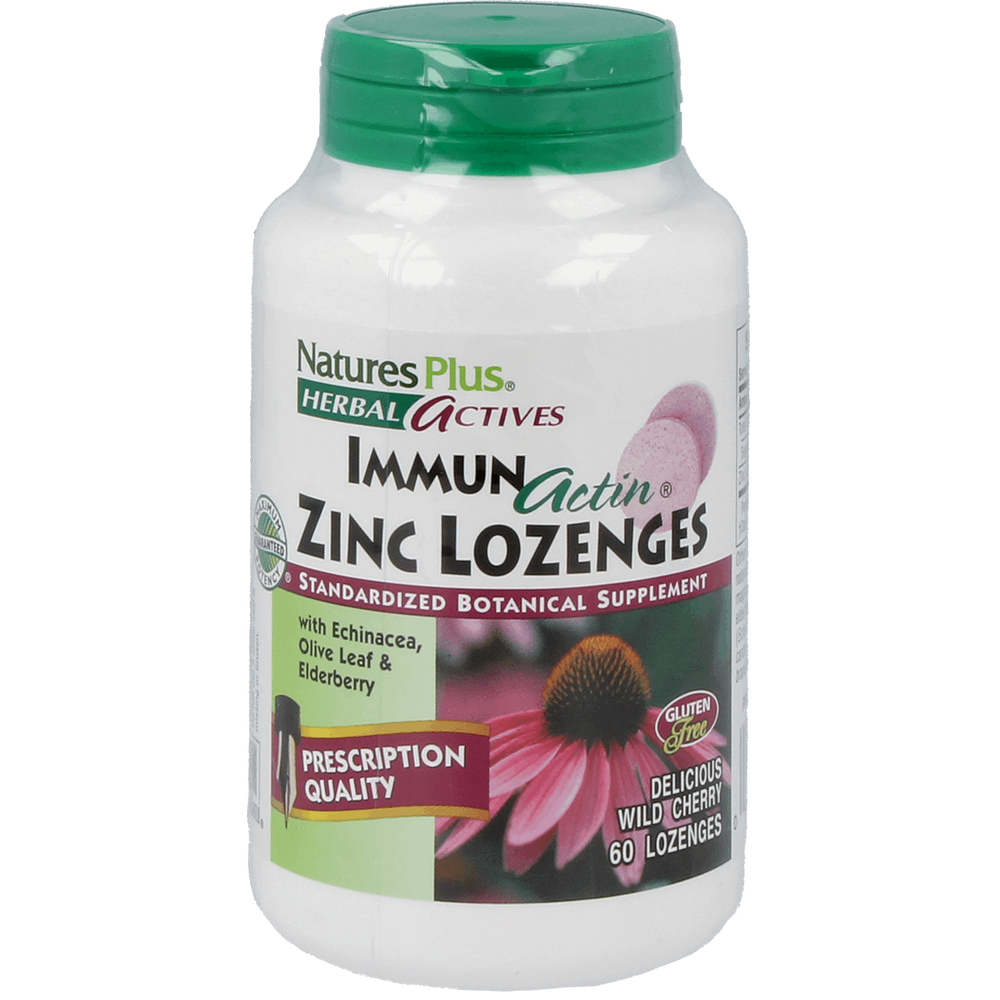 
                      
                        ImmunActin® Zinc Lozenges Supplement Natures Plus Default Title  
                      
                    