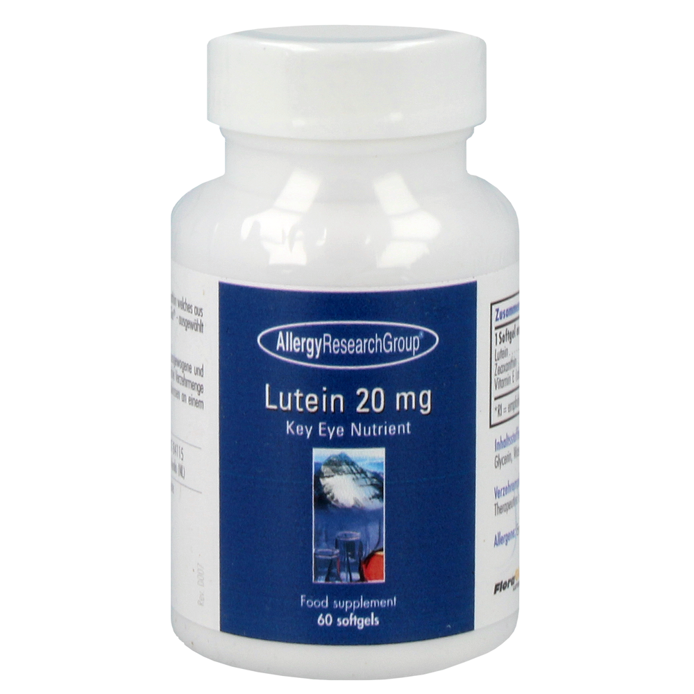 Lutein 20 mg Supplement Allergy Research Group Default Title  