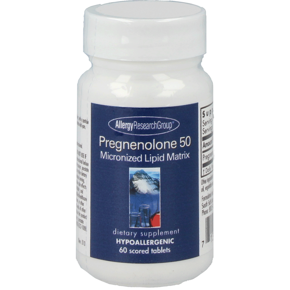 Pregnenolone 50 mg Supplement Allergy Research Group Default Title  