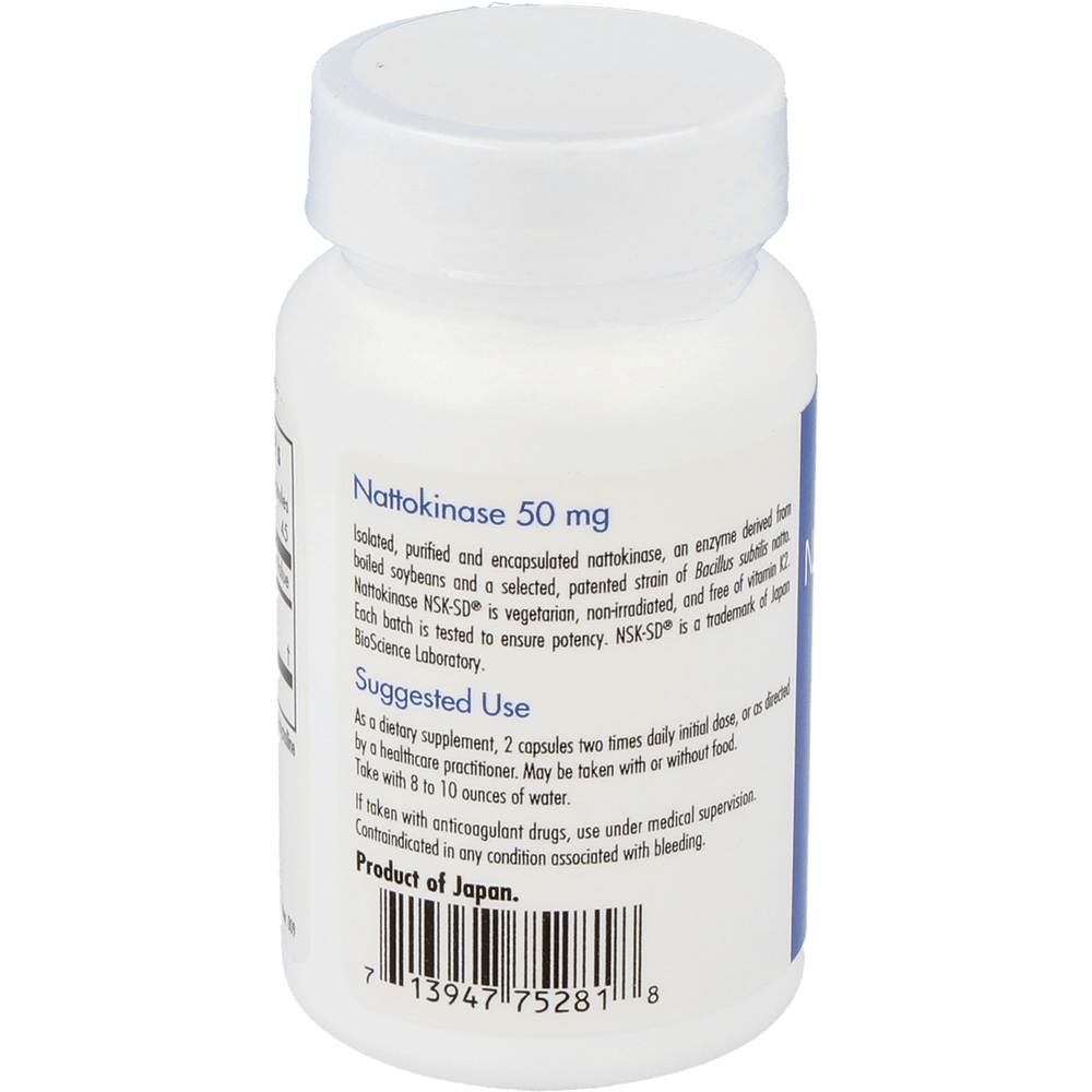 
                      
                        Nattokinase 50 mg NSK-SD® Supplement Allergy Research Group   
                      
                    