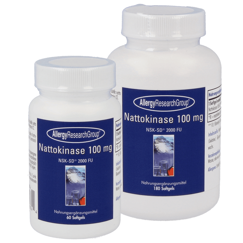 Nattokinase 100 mg NSK-SD® Supplement Allergy Research Group   