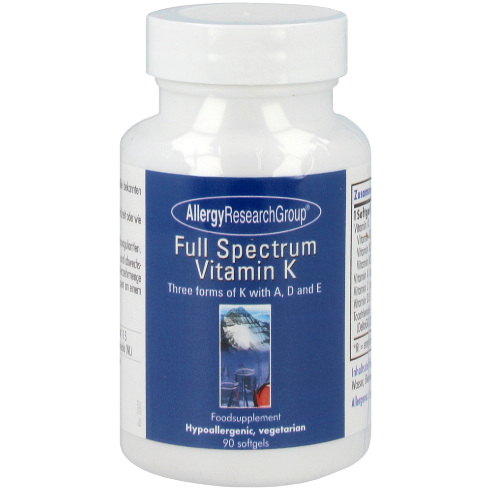 
                      
                        Full Spectrum Vitamin K Supplement Allergy Research Group Default Title  
                      
                    