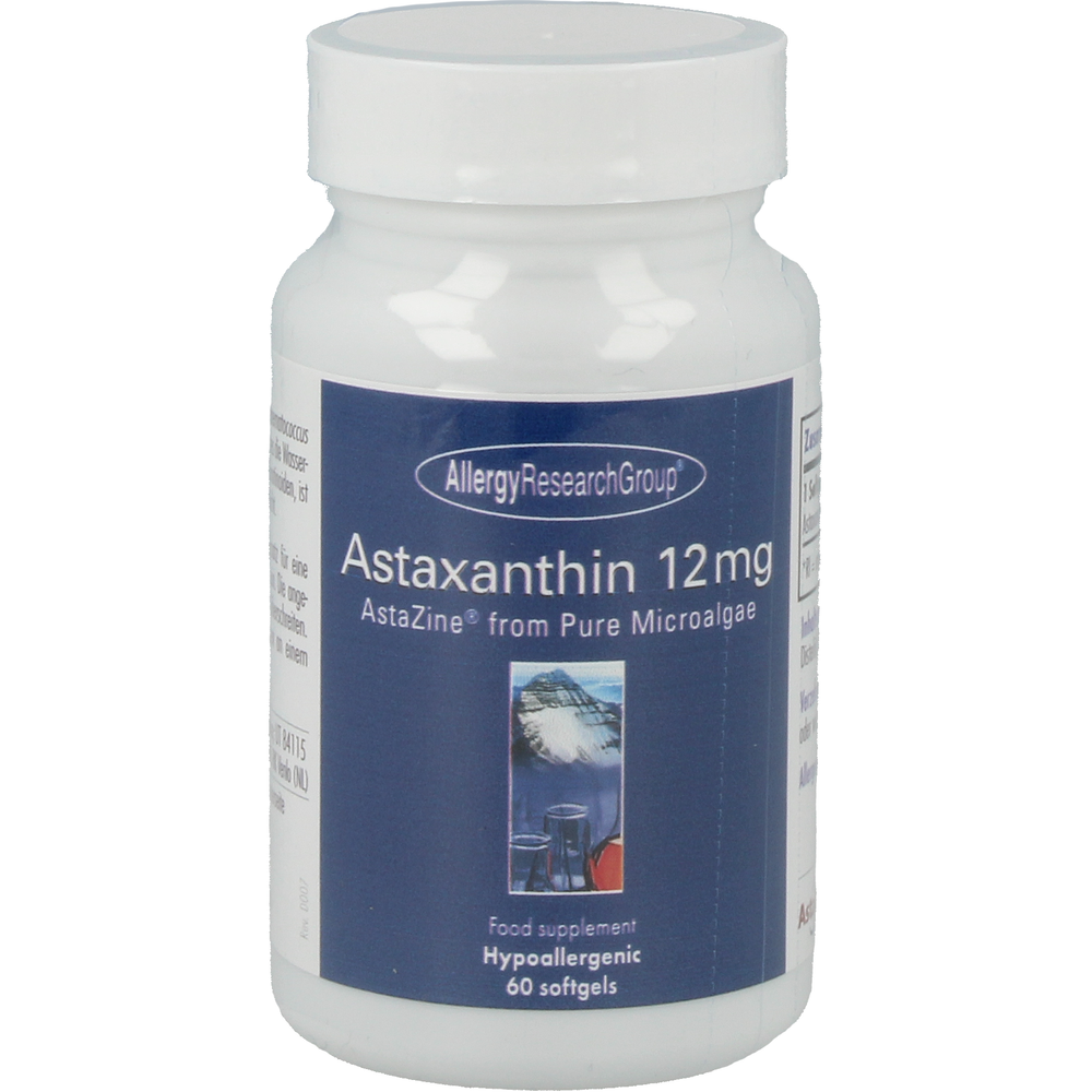 Astaxanthin 12 mg Supplement Allergy Research Group Default Title  