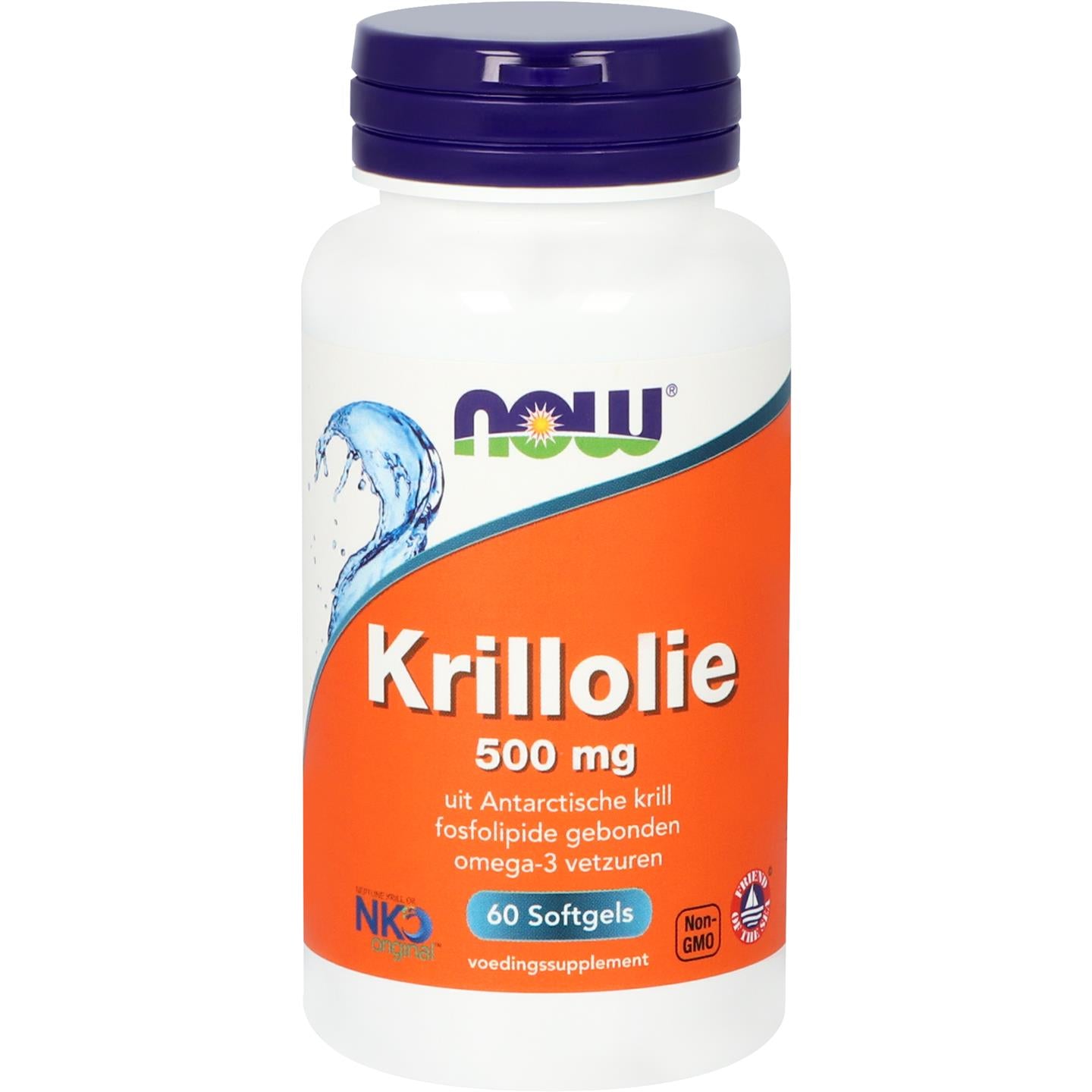 Krillolie 500 mg Vetzuren NOW Default Title